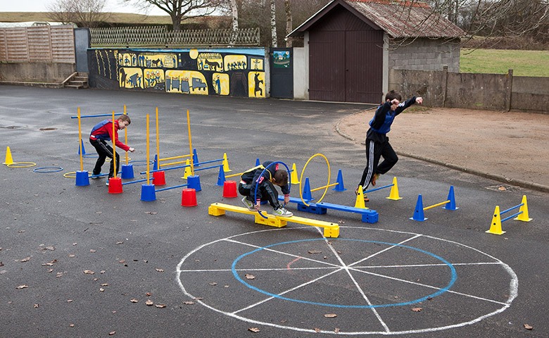 Parcours de motricité pour enfants